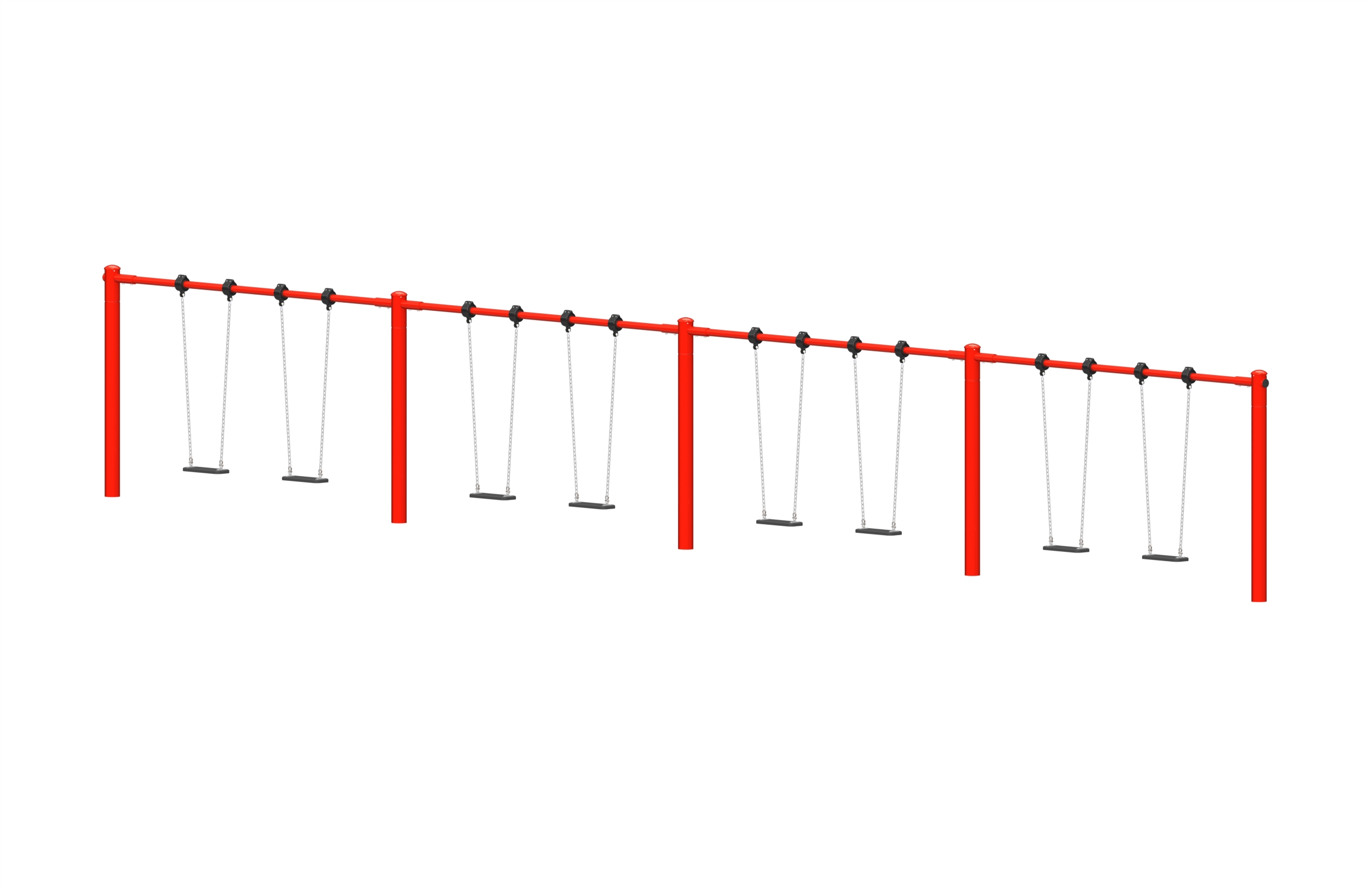 6' Steel swing 8pl.(Anti-wrap)
